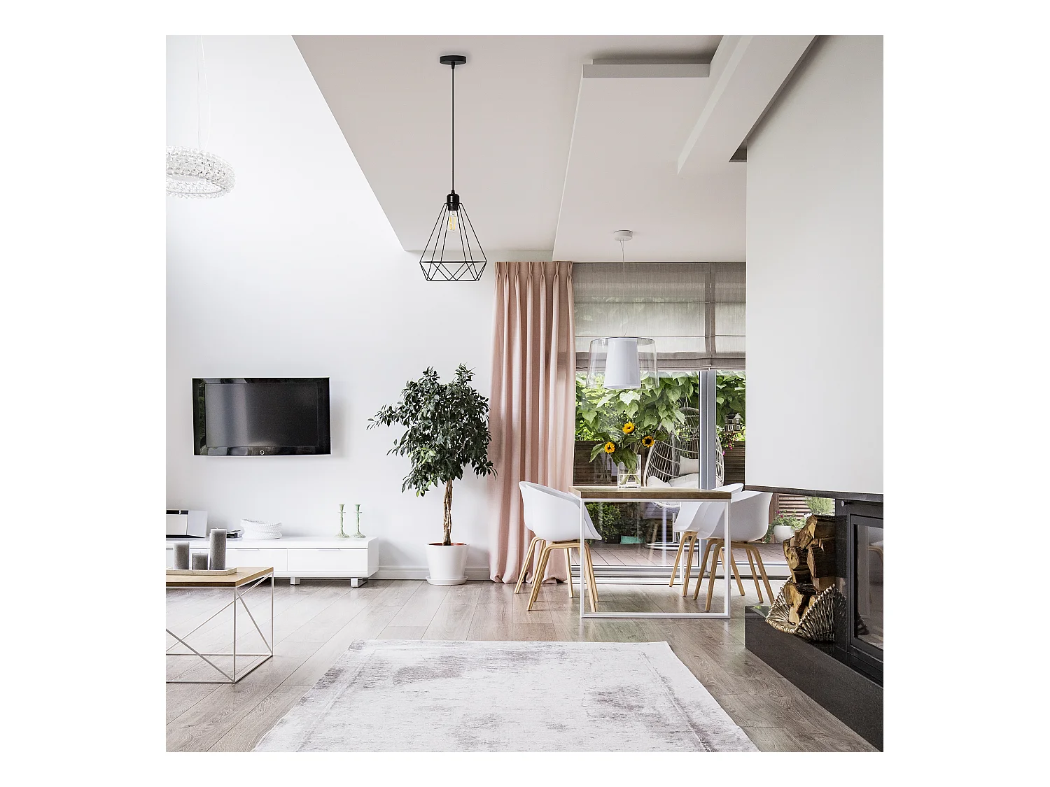 Lampe Suspendue Toolight 180986 Reno Black