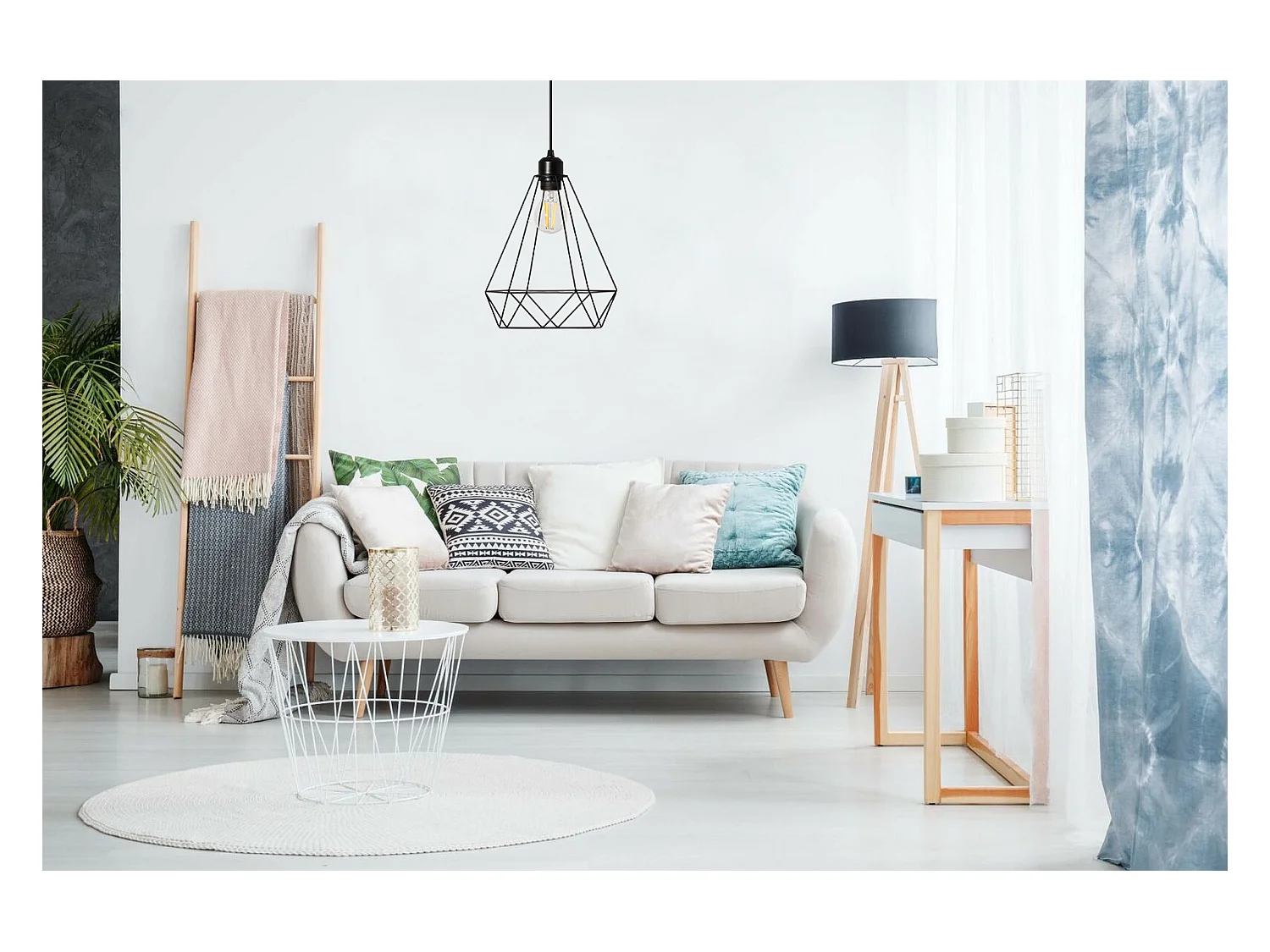 Lampe Suspendue Toolight 180986 Reno Black