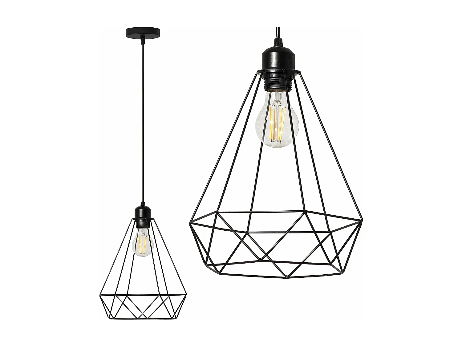 Lampe Suspendue Toolight 180986 Reno Black
