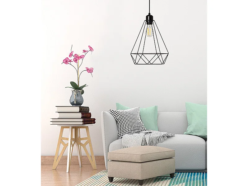 Lampe Suspendue Toolight 180986 Reno Black