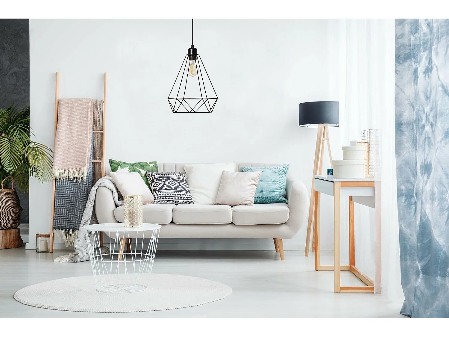 Lampe Suspendue Toolight 180986 Reno Black