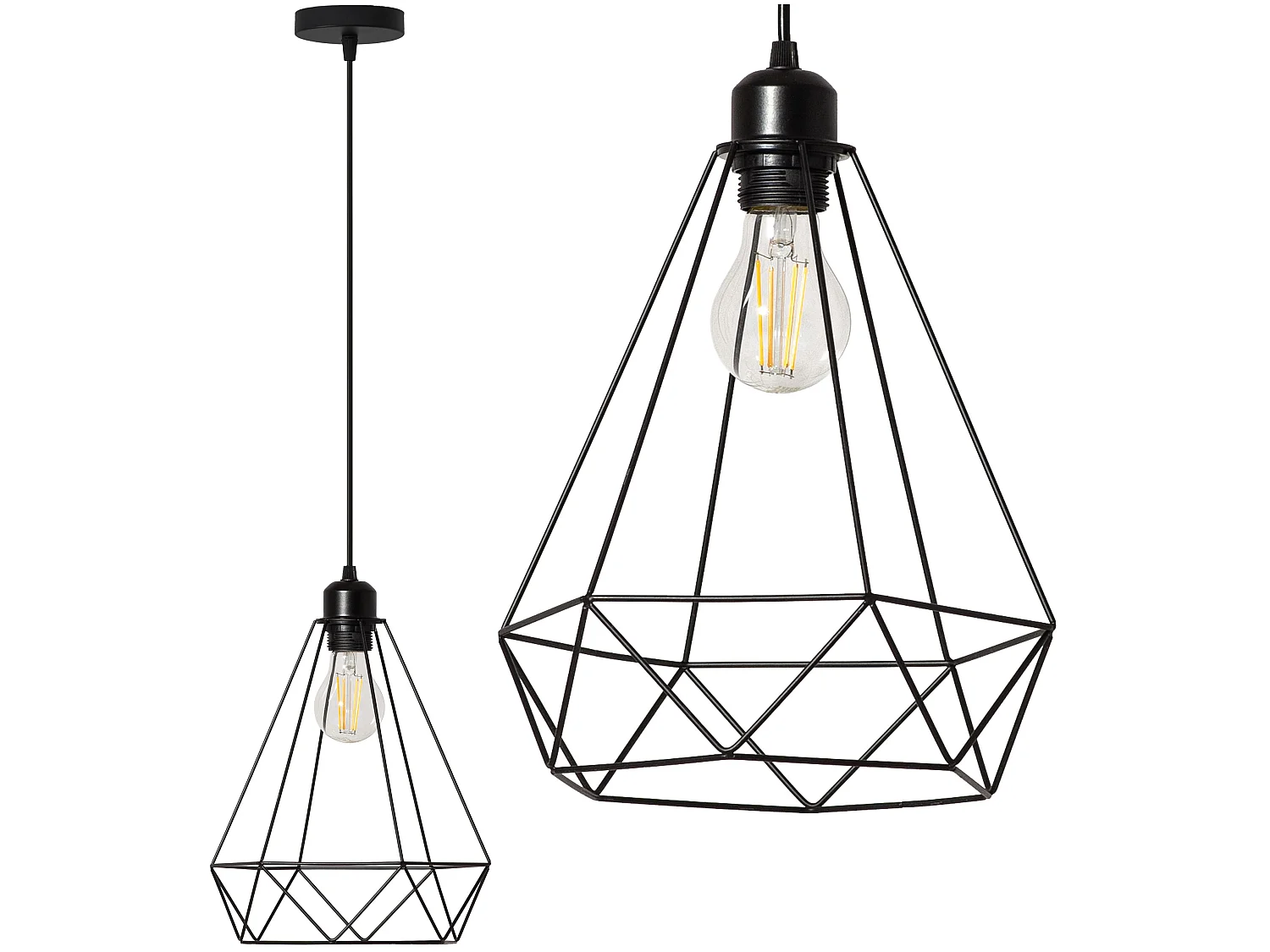 Lampada Toolight 180986 Reno Black