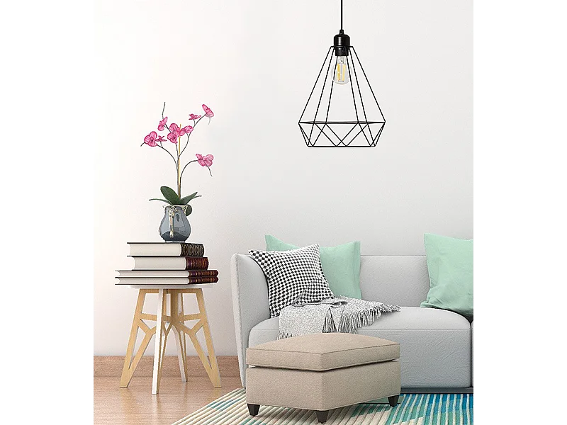 Lampe Suspendue Toolight 180986 Reno Black