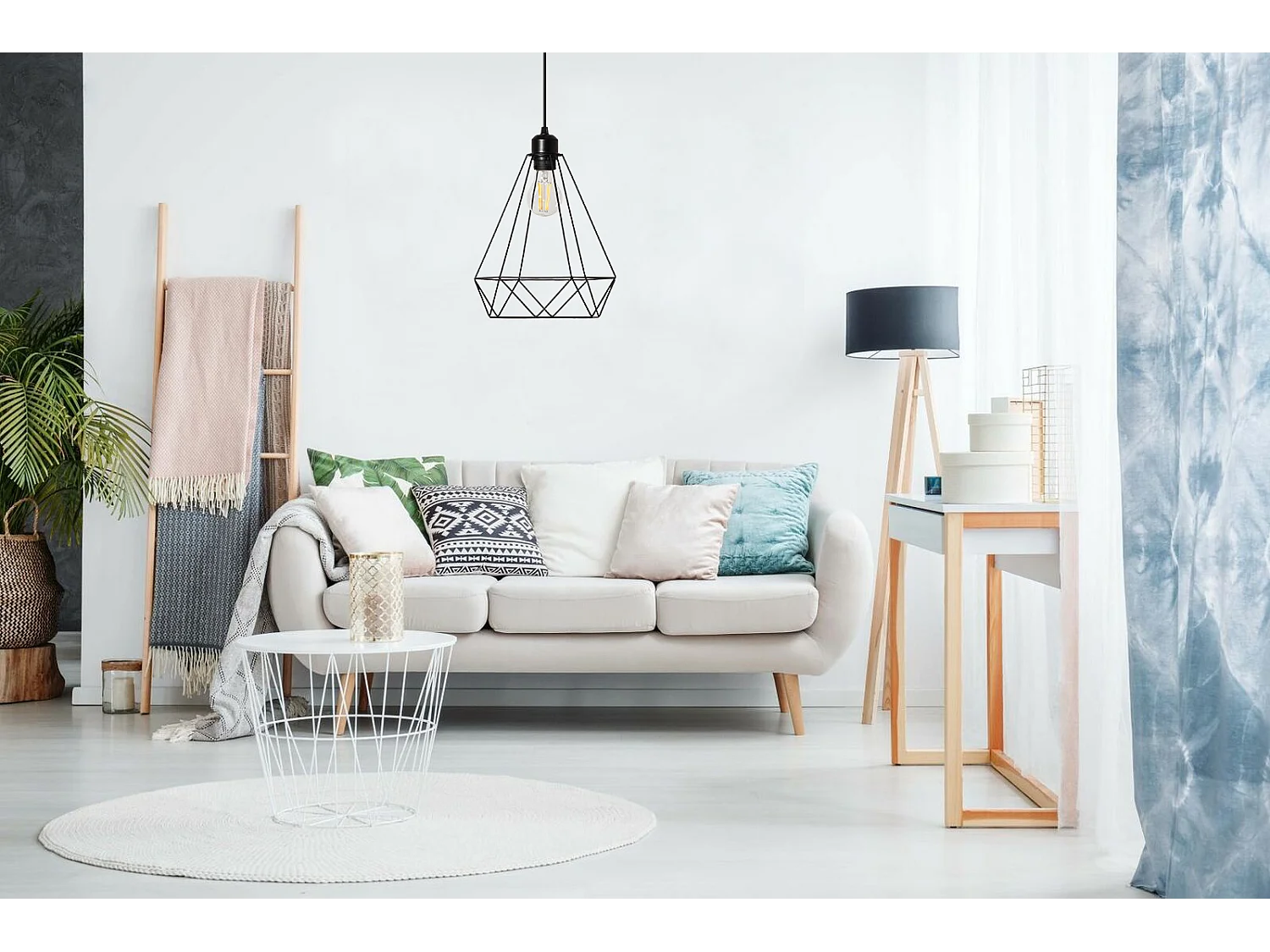 Lampe Suspendue Toolight 180986 Reno Black