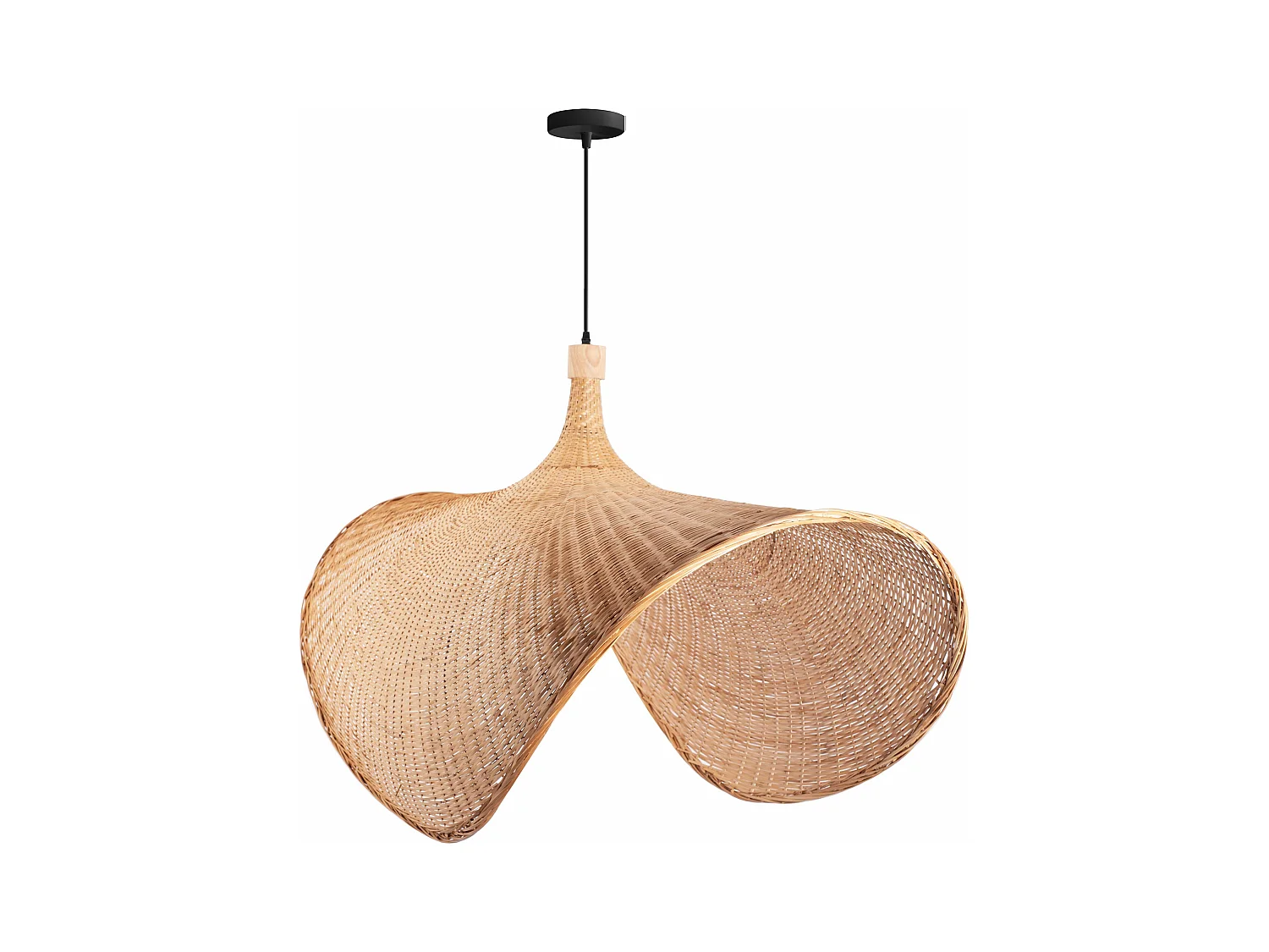 Lampe Suspendue Toolight App1640-1C Boho 100Cm Beige