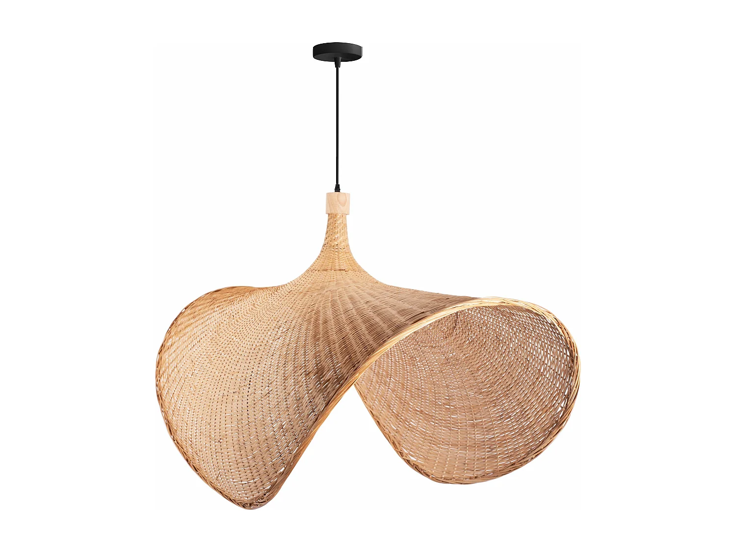 Candeeiro Suspenso Toolight App1640-1C Boho 100Cm Beige