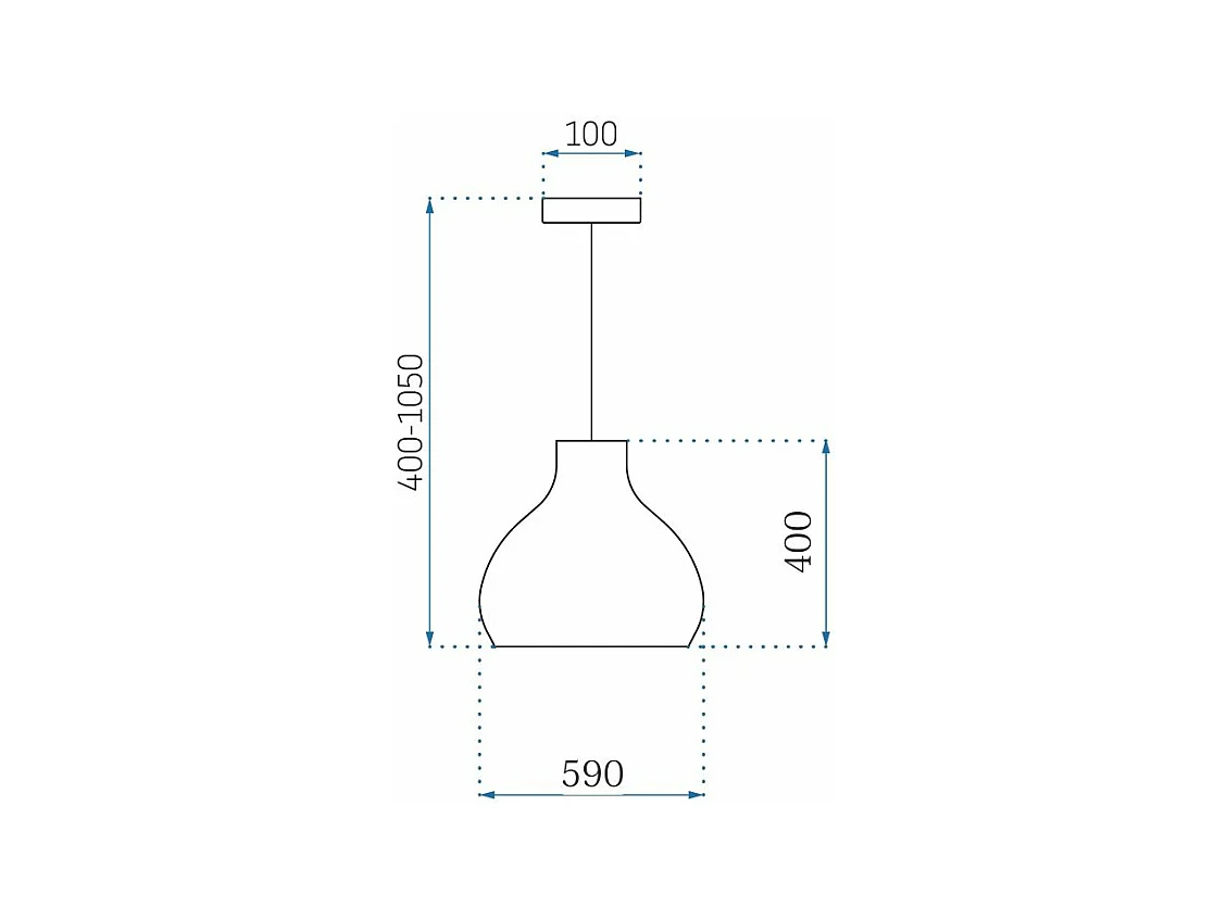Lampe Suspendue Toolight App985-1Cp Big Brown