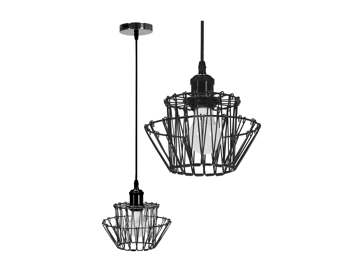 Lampe Suspendue Toolight App941-1Cp Set 36Cm Black