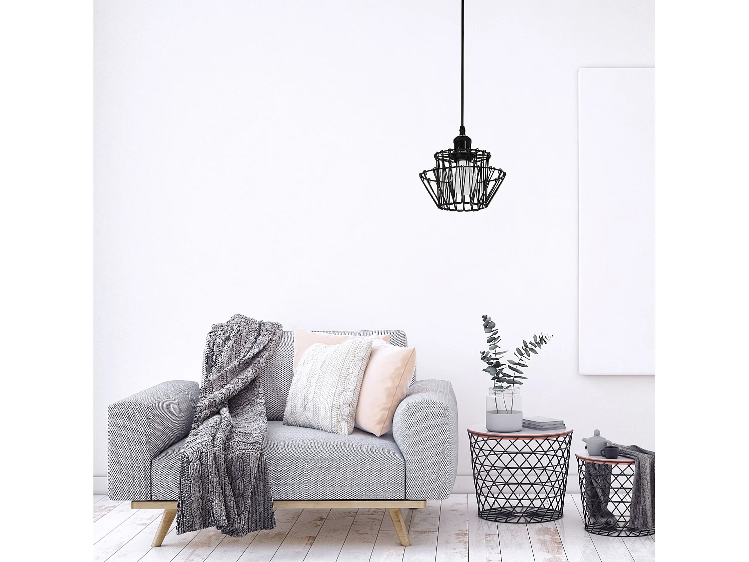 Lampe Suspendue Toolight App941-1Cp Set 36Cm Black