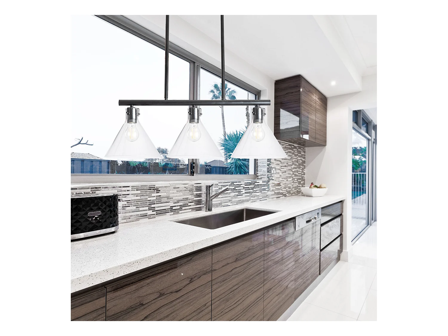 Lampe Suspendue Toolight App318-3Cp Black