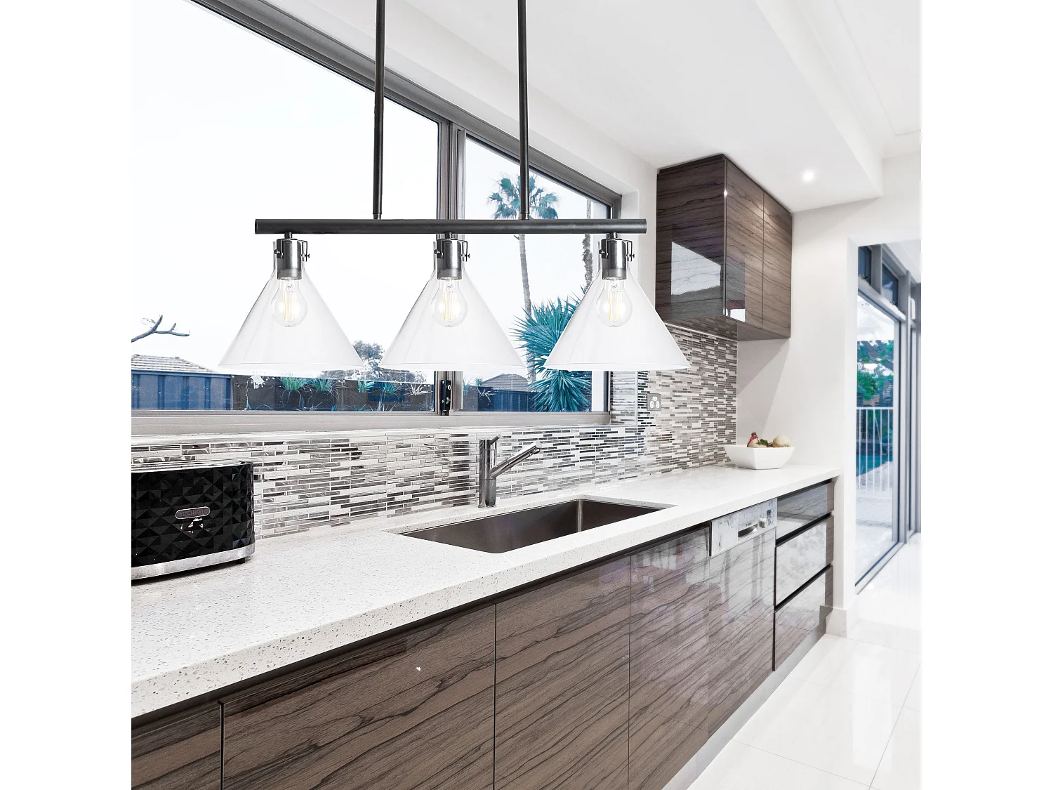 Lampe Suspendue Toolight App318-3Cp Black