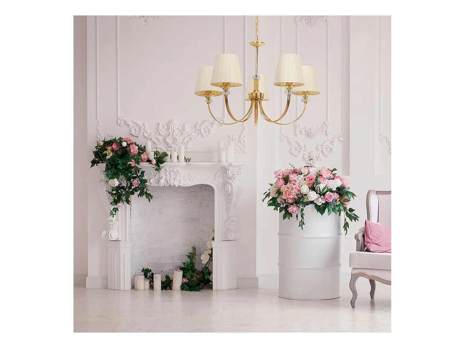 Lampada Toolight App1014-5Cp Gold