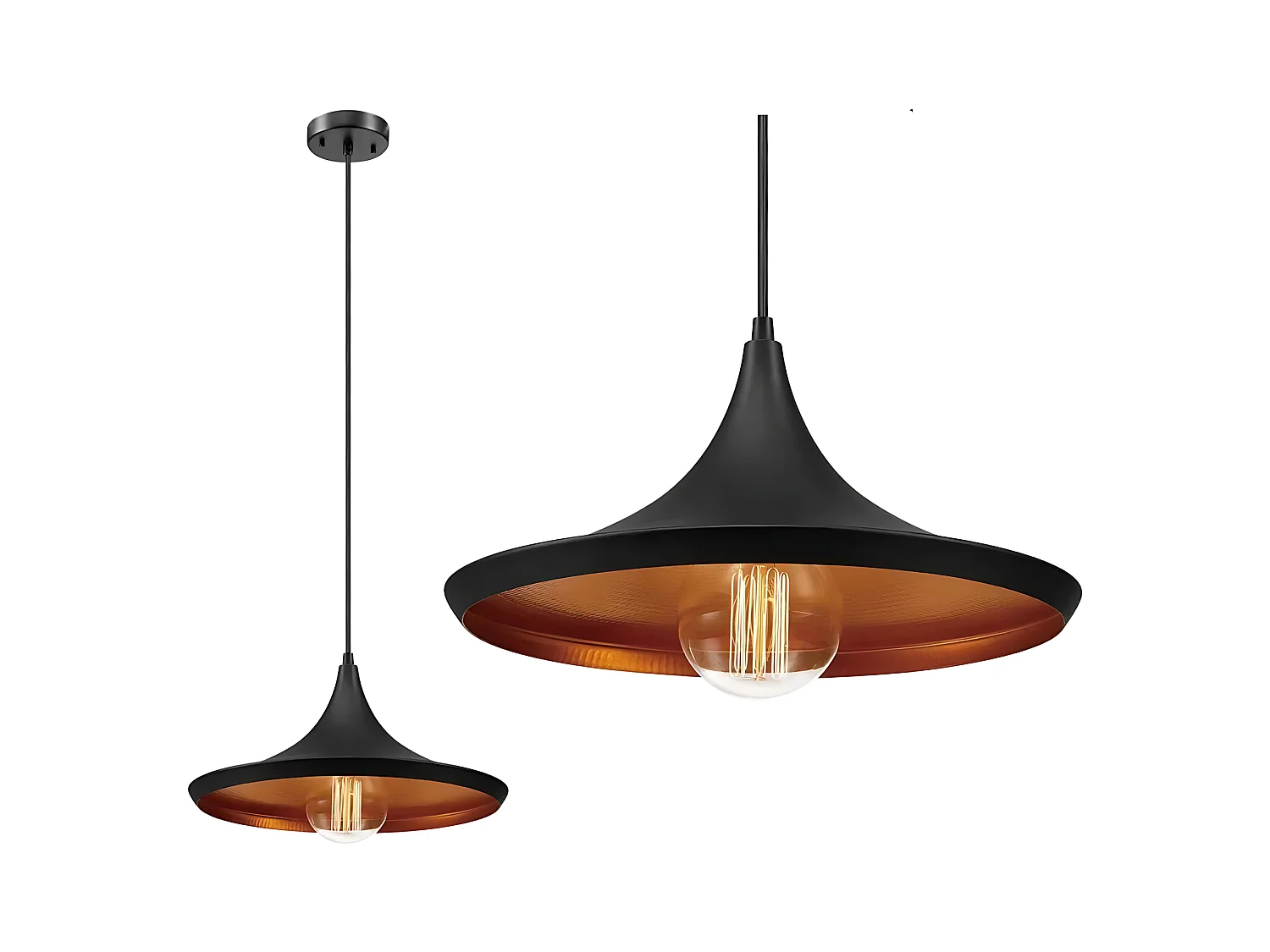 Lampe Suspendue Toolight App609-1C Costa C Black