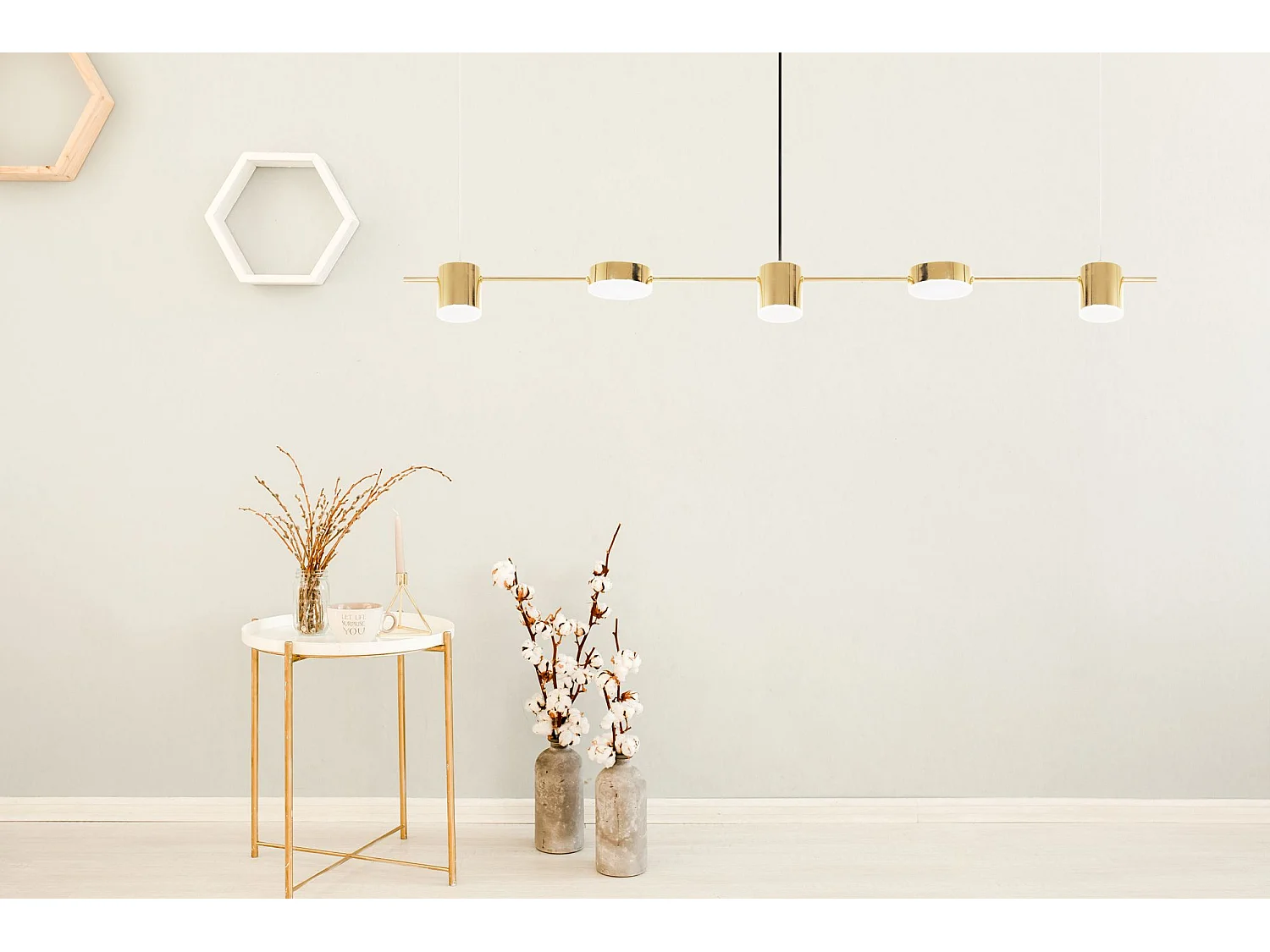 Hanglamp Toolight Led App929-5Cp Gold