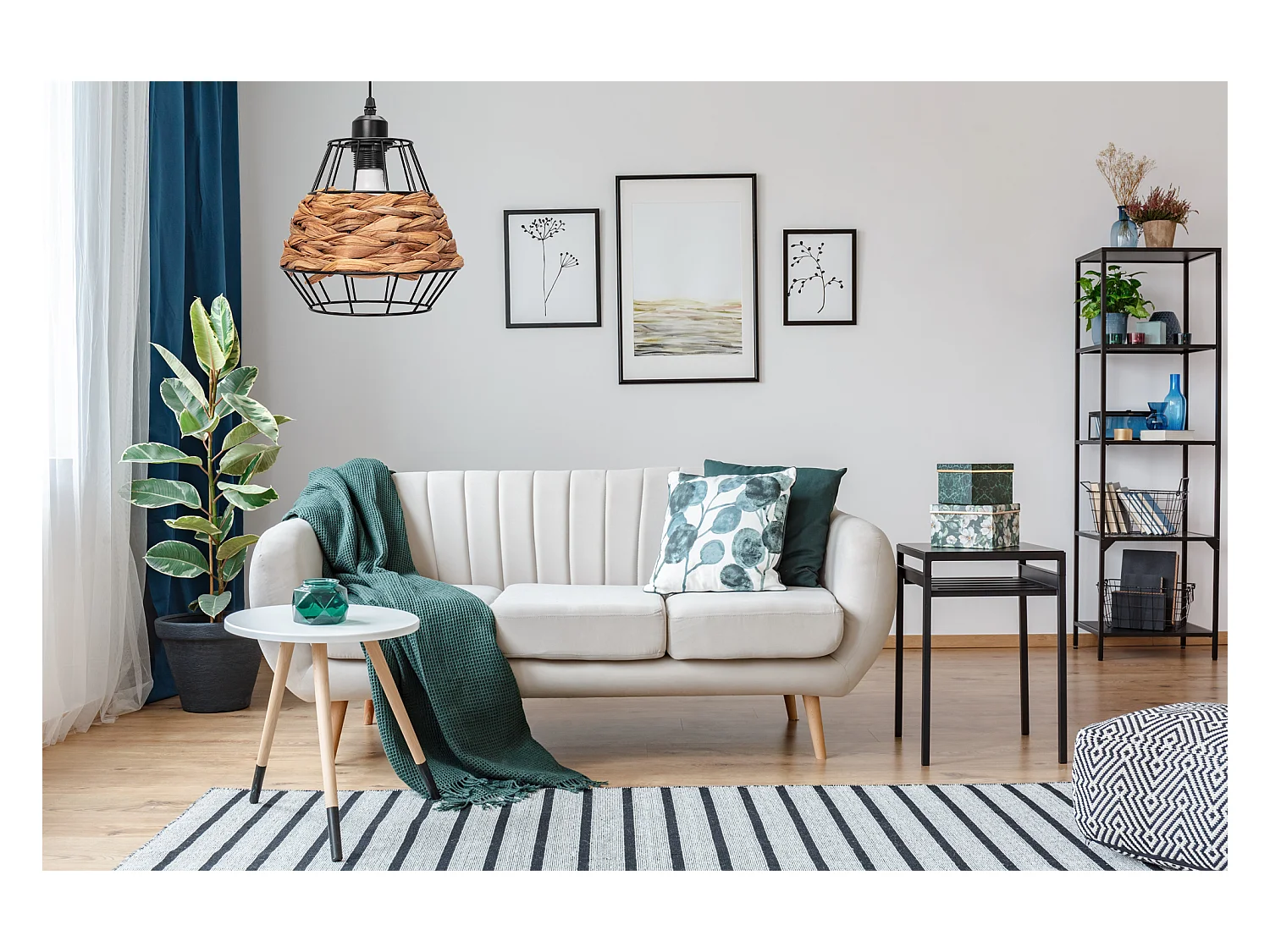 Lampe Suspendue Toolight App989-1Cp Black