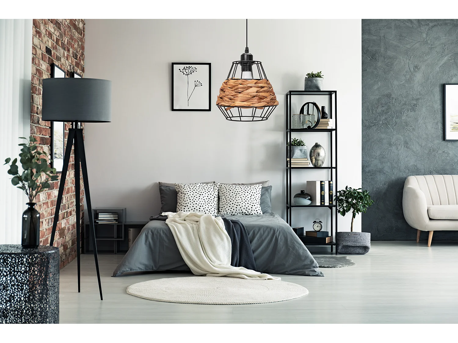 Lampe Suspendue Toolight App989-1Cp Black