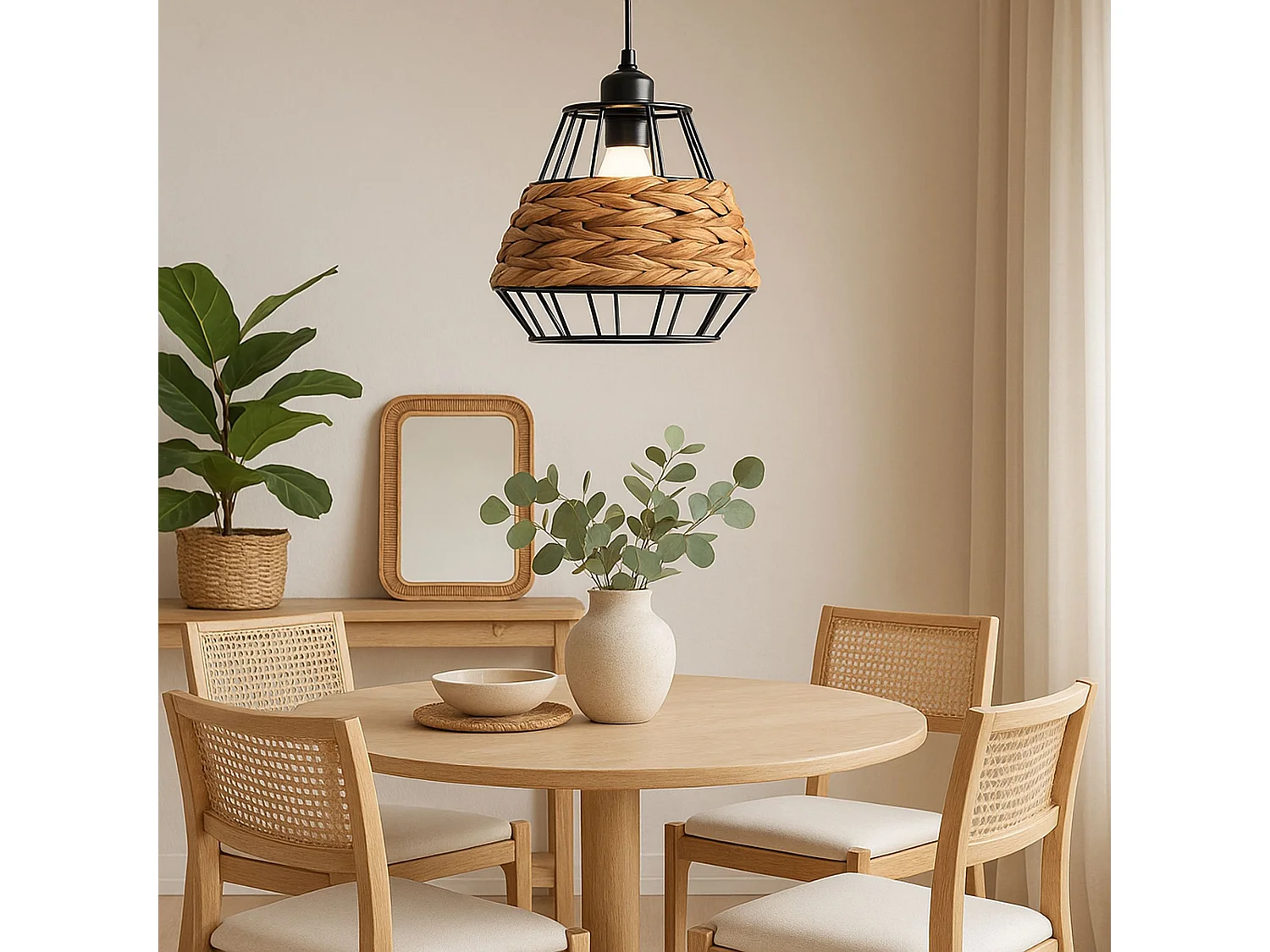 Lampe Suspendue Toolight App989-1Cp Black