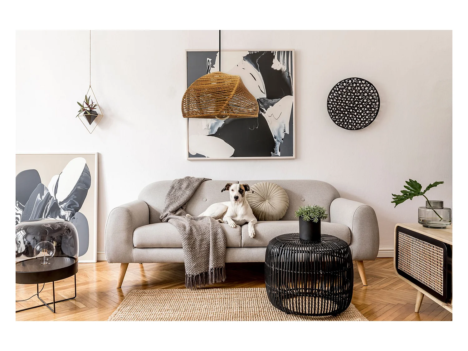 Hängelampe Toolight App1316-1Cp Boho Brown