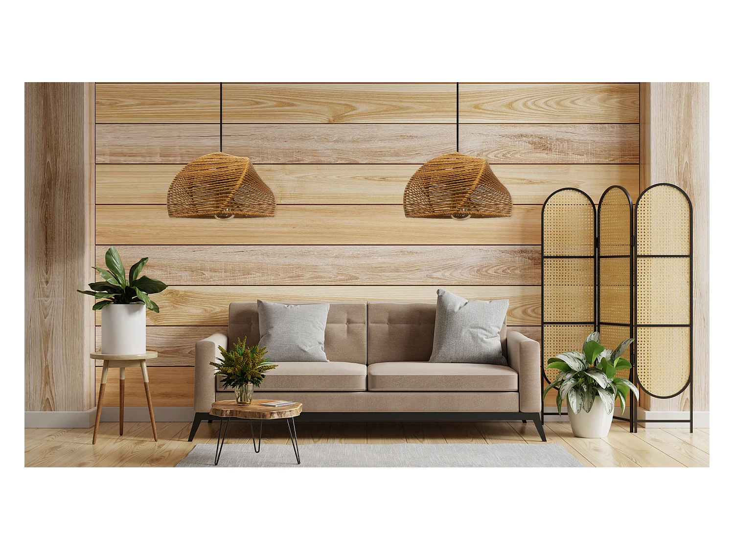 Hängelampe Toolight App1316-1Cp Boho Brown