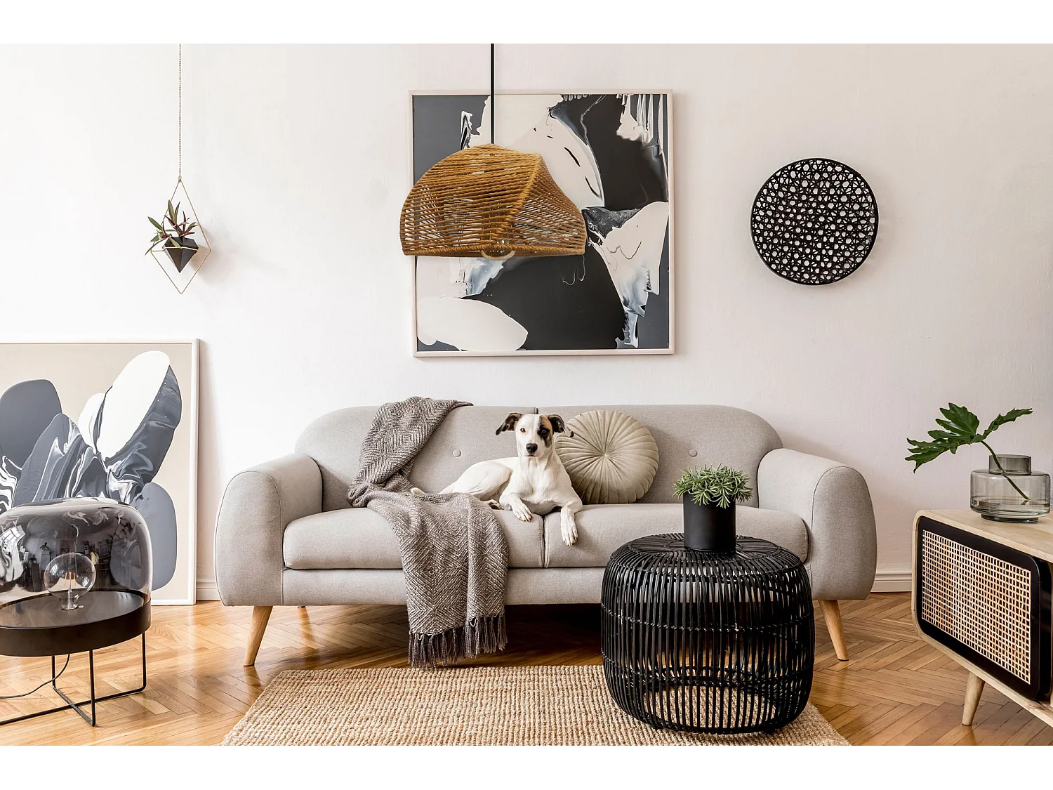 Lampe Suspendue Toolight App1316-1Cp Boho Brown