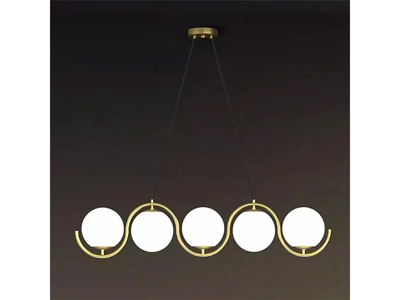 Candeeiro Suspenso Toolight App1440-5Cp Gold