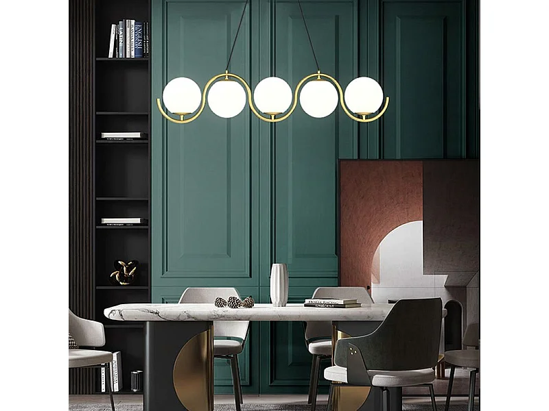 Candeeiro Suspenso Toolight App1440-5Cp Gold