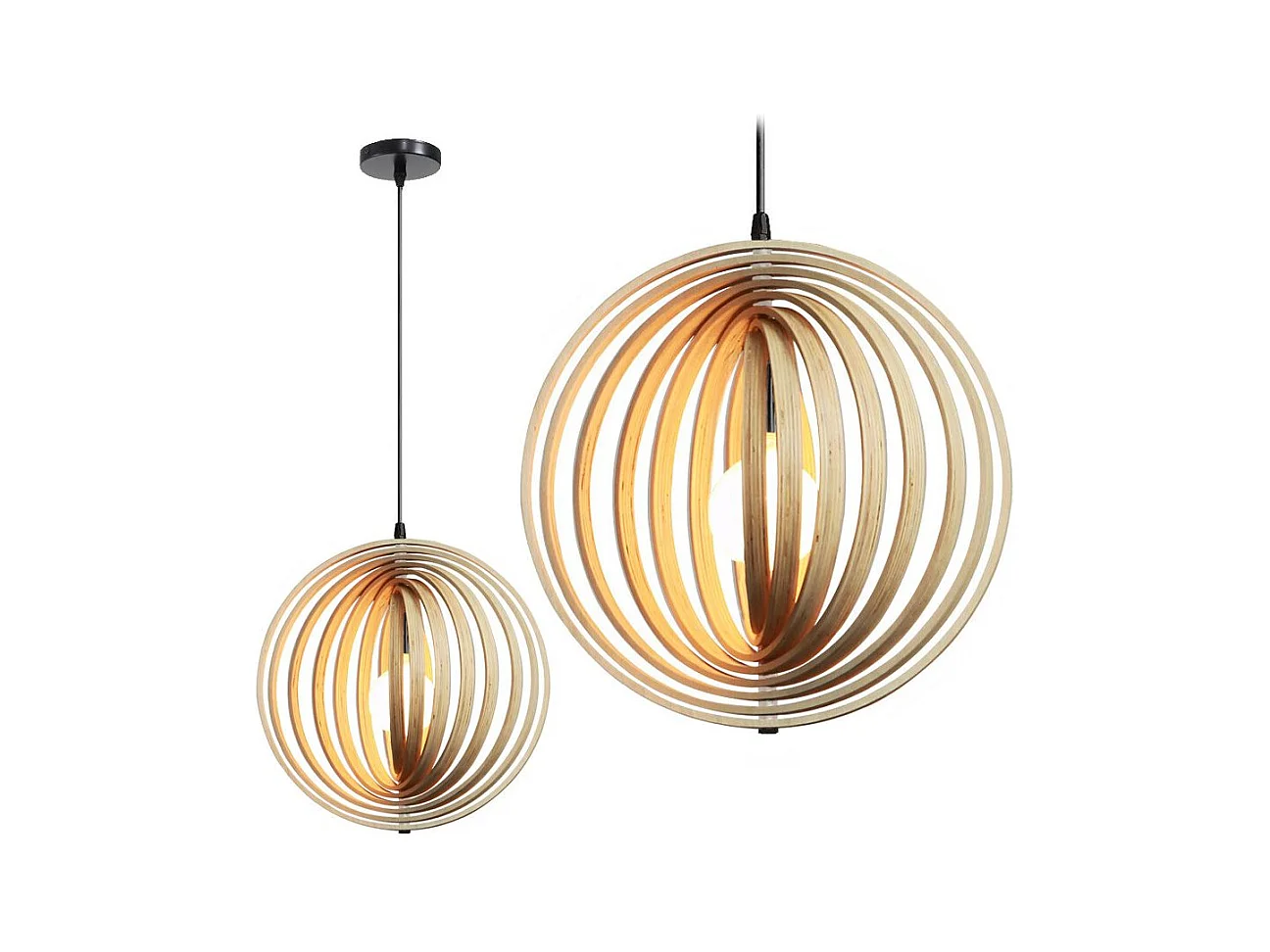 Lampe Suspendue Toolight App1278-1Cp Boho Beige