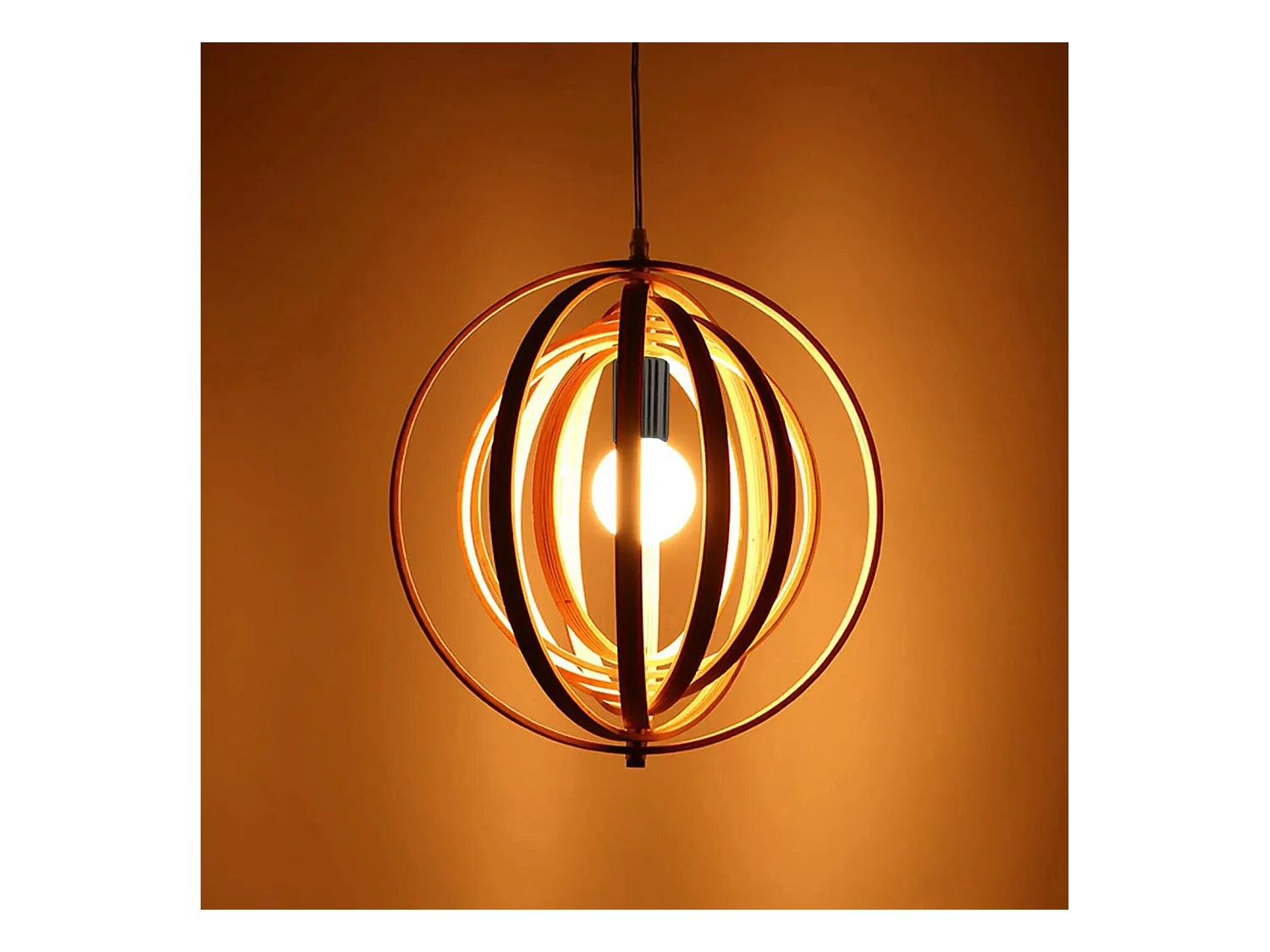 Lampe Suspendue Toolight App1278-1Cp Boho Beige
