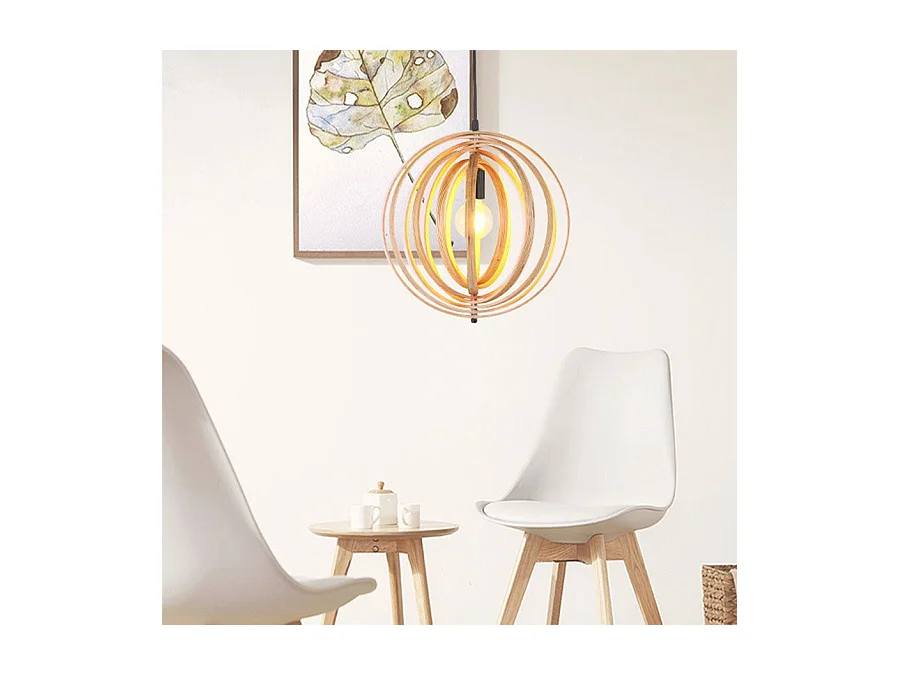 Lampe Suspendue Toolight App1278-1Cp Boho Beige