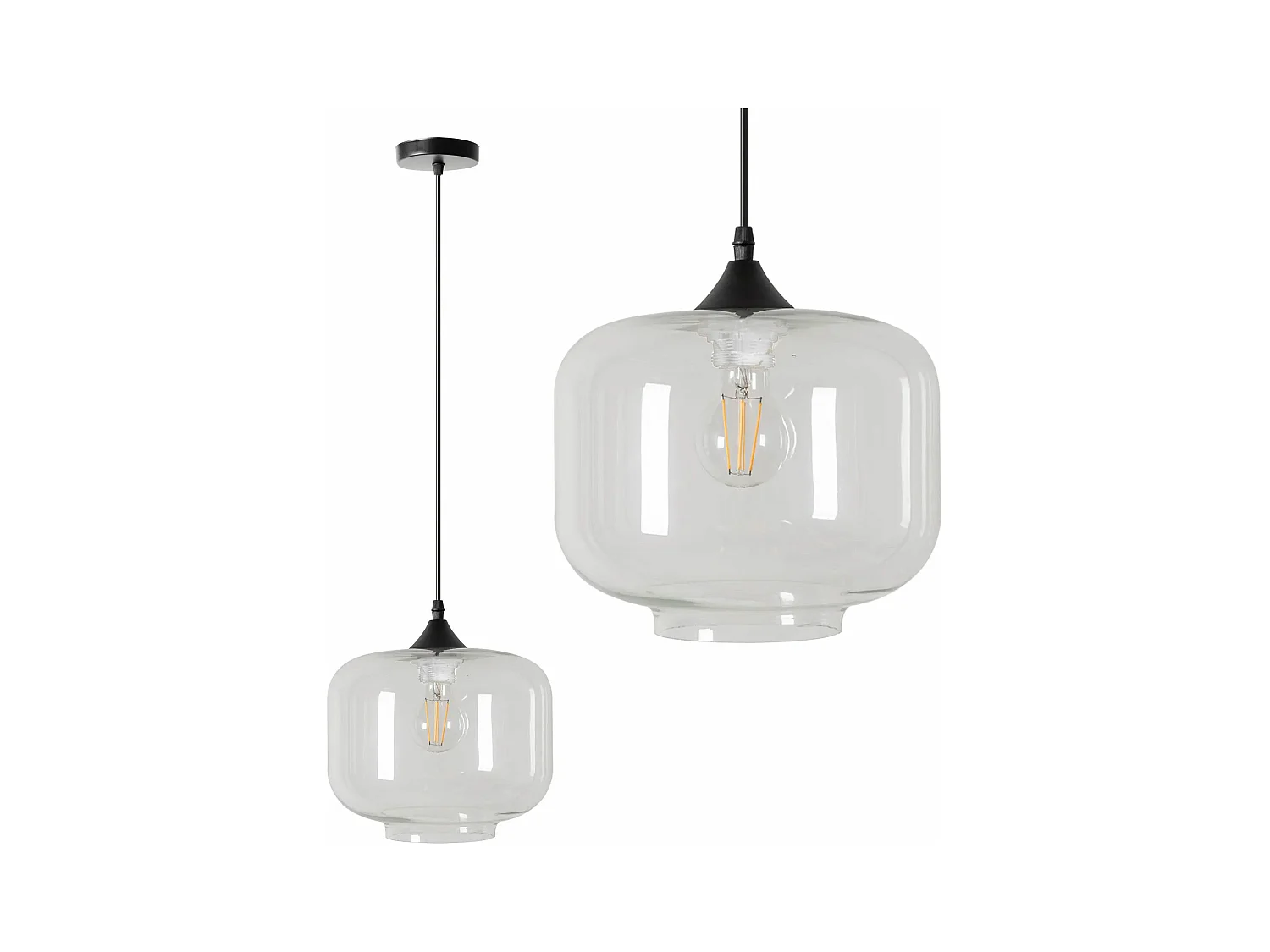 Lampe Suspendue Toolight App312-1Cp Black