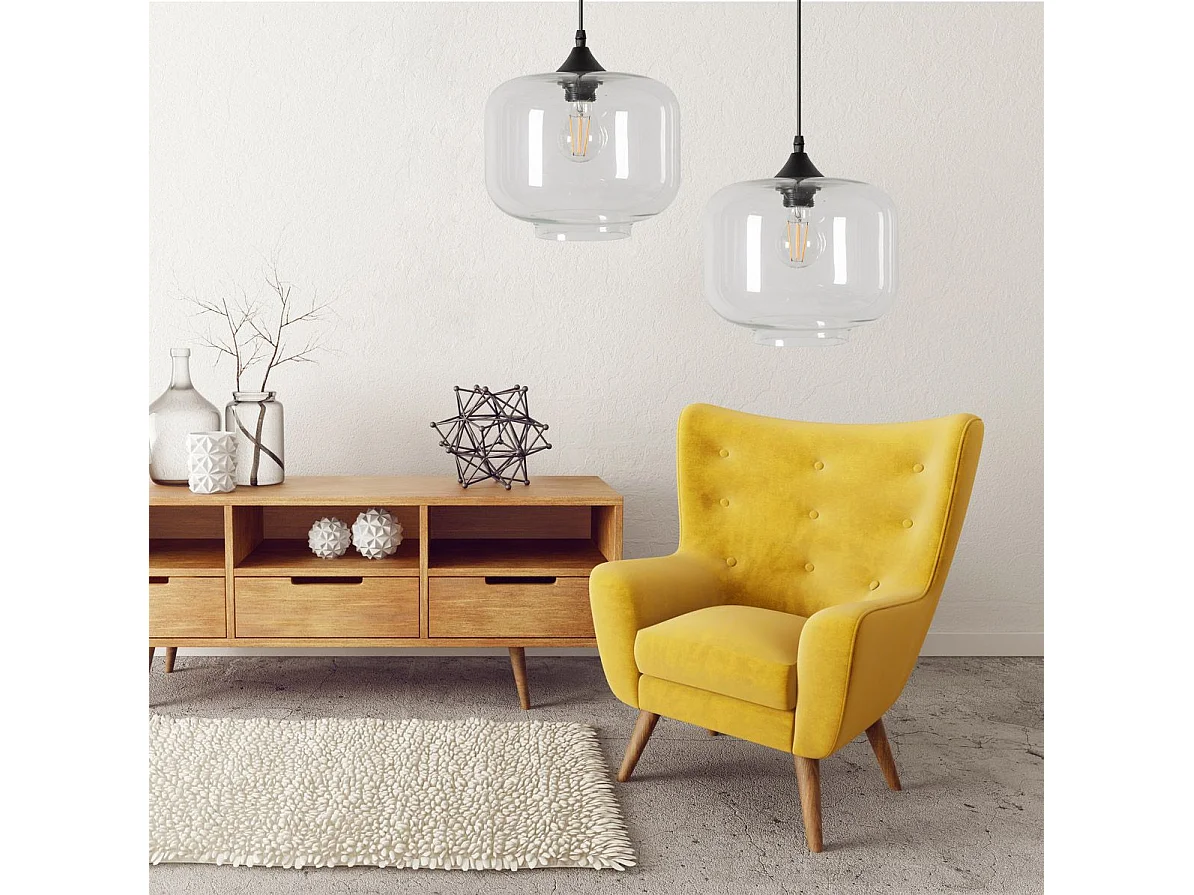 Lampe Suspendue Toolight App312-1Cp Black