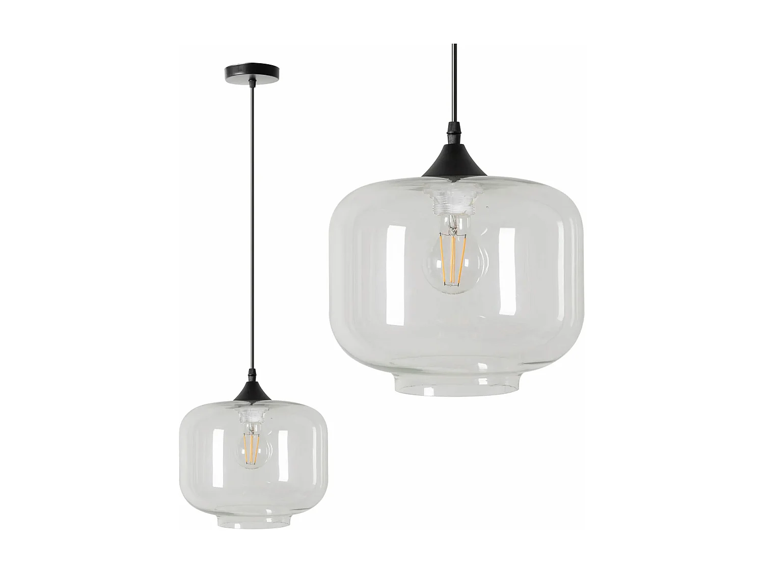 Lampe Suspendue Toolight App312-1Cp Black