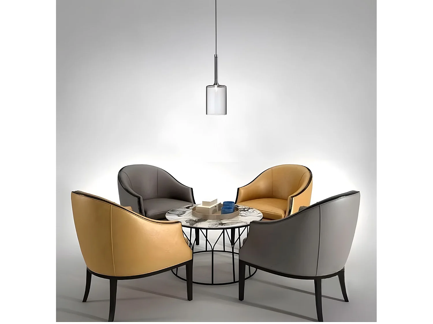 Lampe Suspendue Toolight App1702-1Cp B Grey