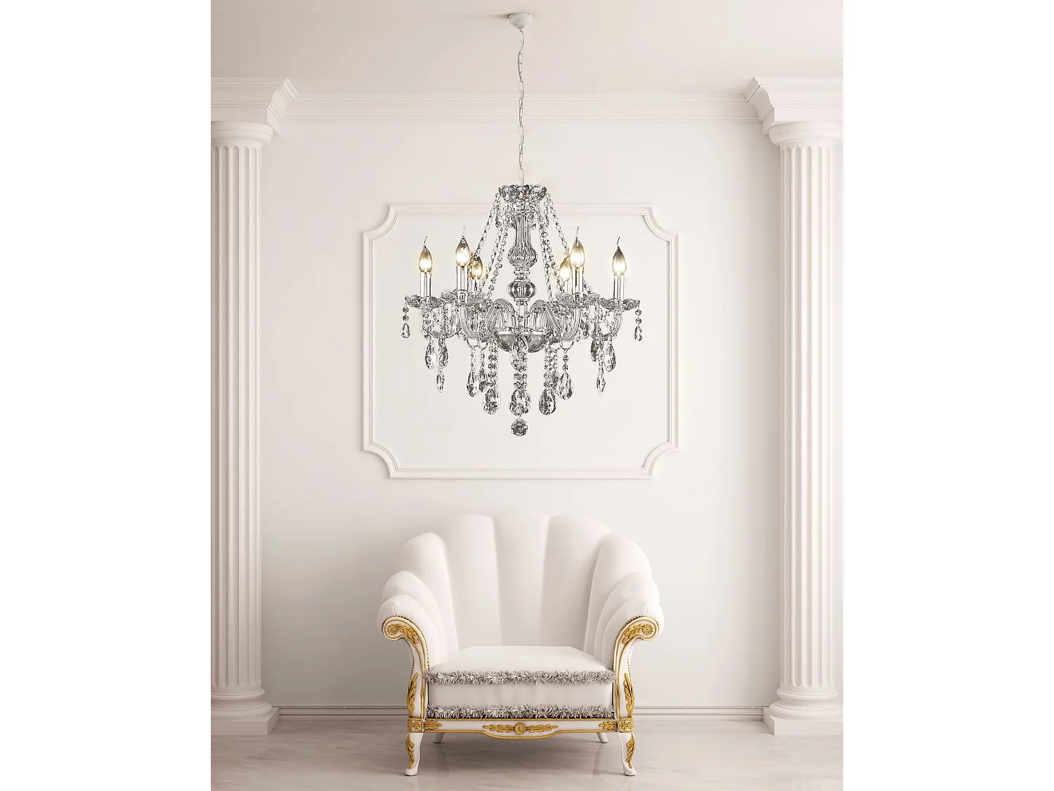 Lampe Suspendue Toolight 392183 6 Grey