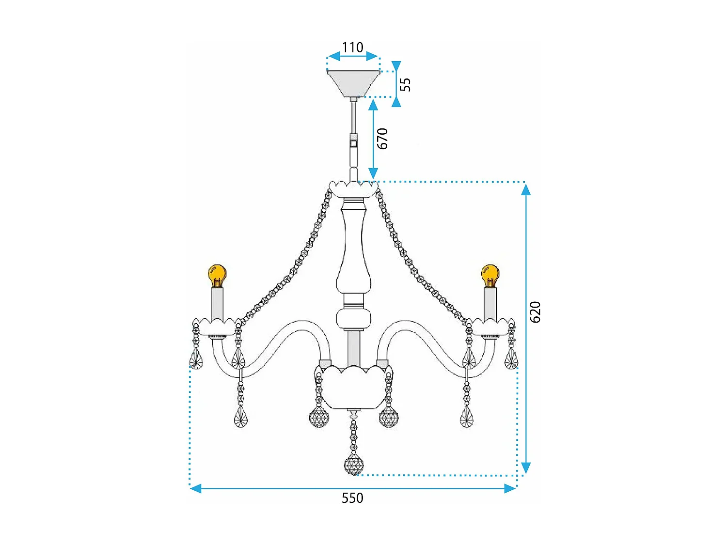 Lampe Suspendue Toolight 392183 6 Grey