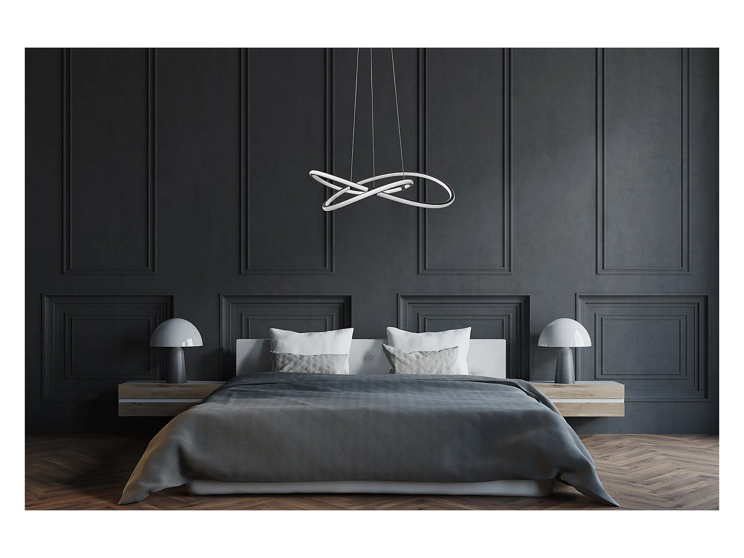 Lampe Suspendue Toolight App1193-Cp Black