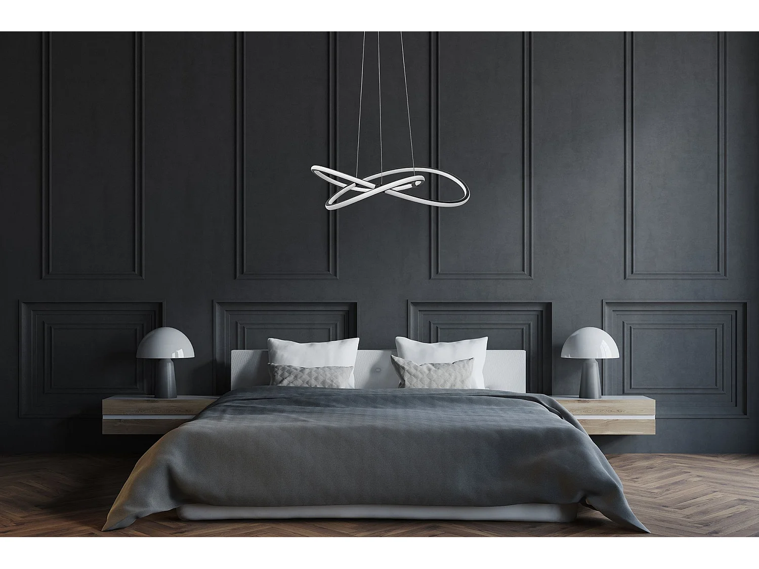 Lampe Suspendue Toolight App1193-Cp Black