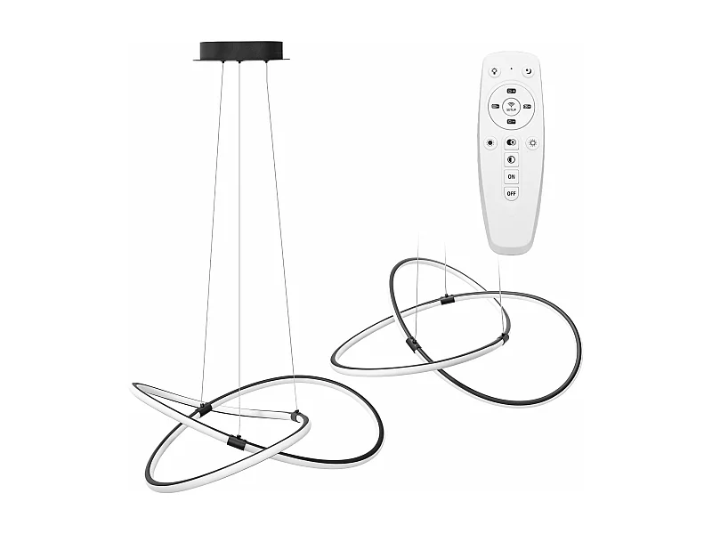 Lampe Suspendue Toolight App1193-Cp Black