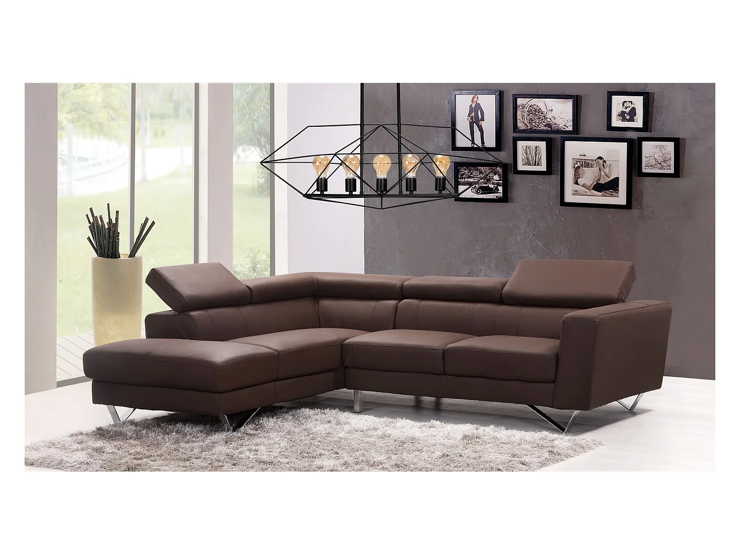 Lampe Suspendue Toolight App1037-5Cp Black