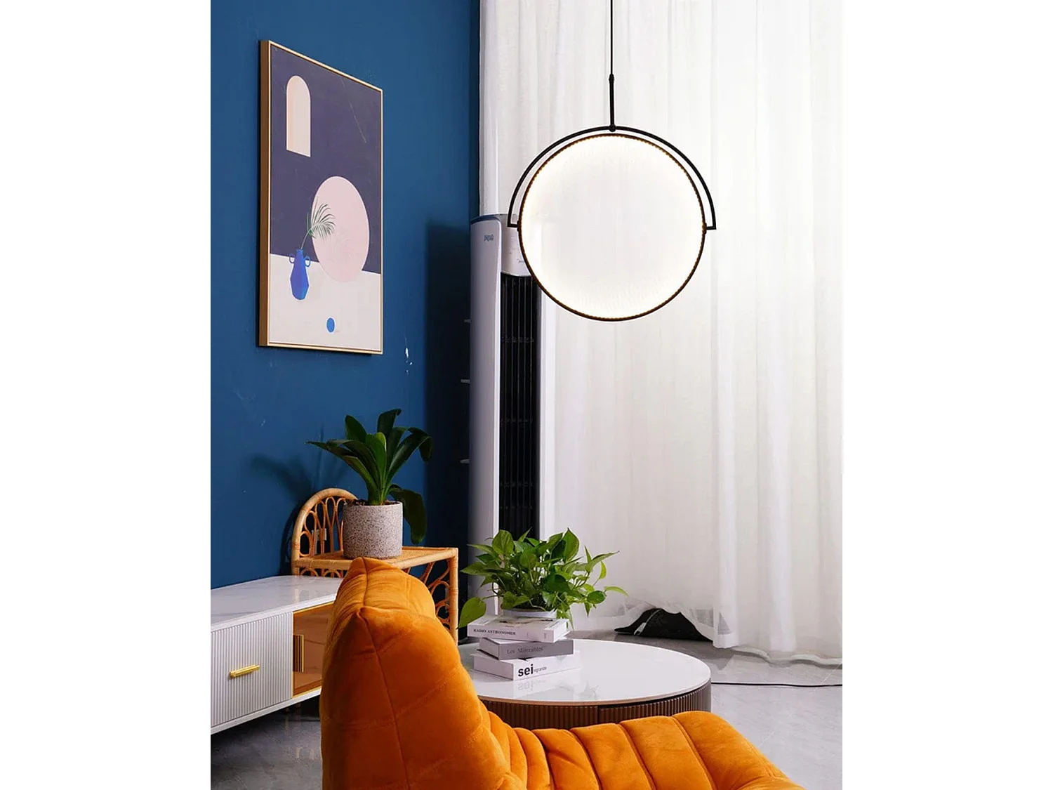 Toolight pendant ceiling lamp LED APP1426-C 35CM Black