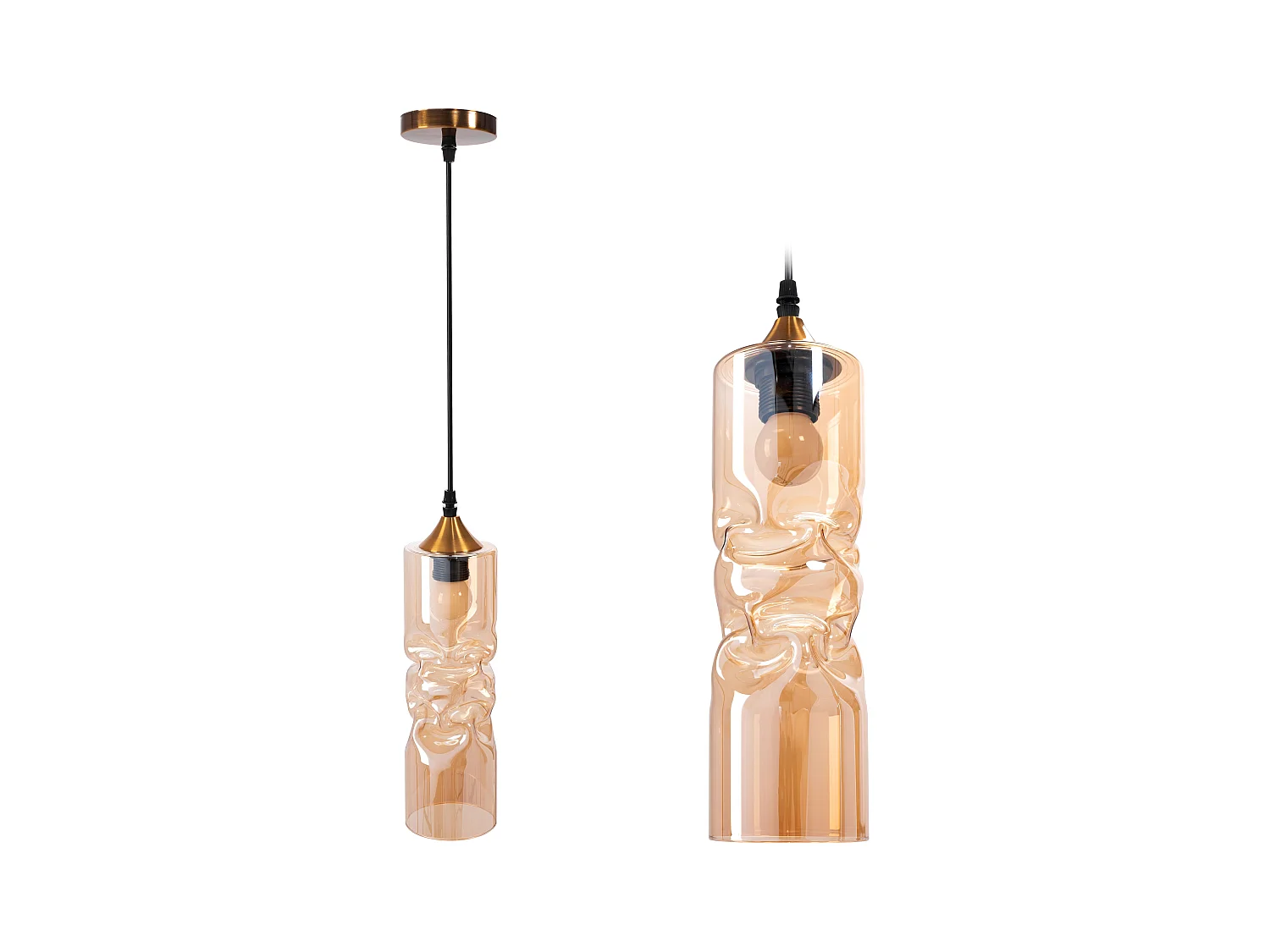 Lampe Suspendue Toolight App901-1Cp Gold