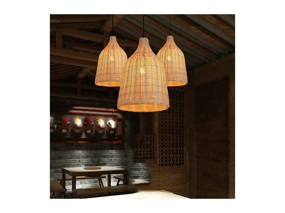 Lampe Suspendue Toolight App1646-1Cp Boho Beige