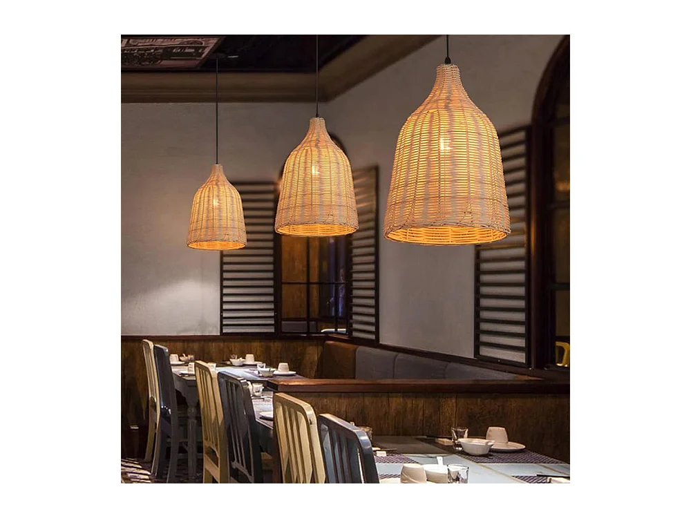 Lampe Suspendue Toolight App1646-1Cp Boho Beige