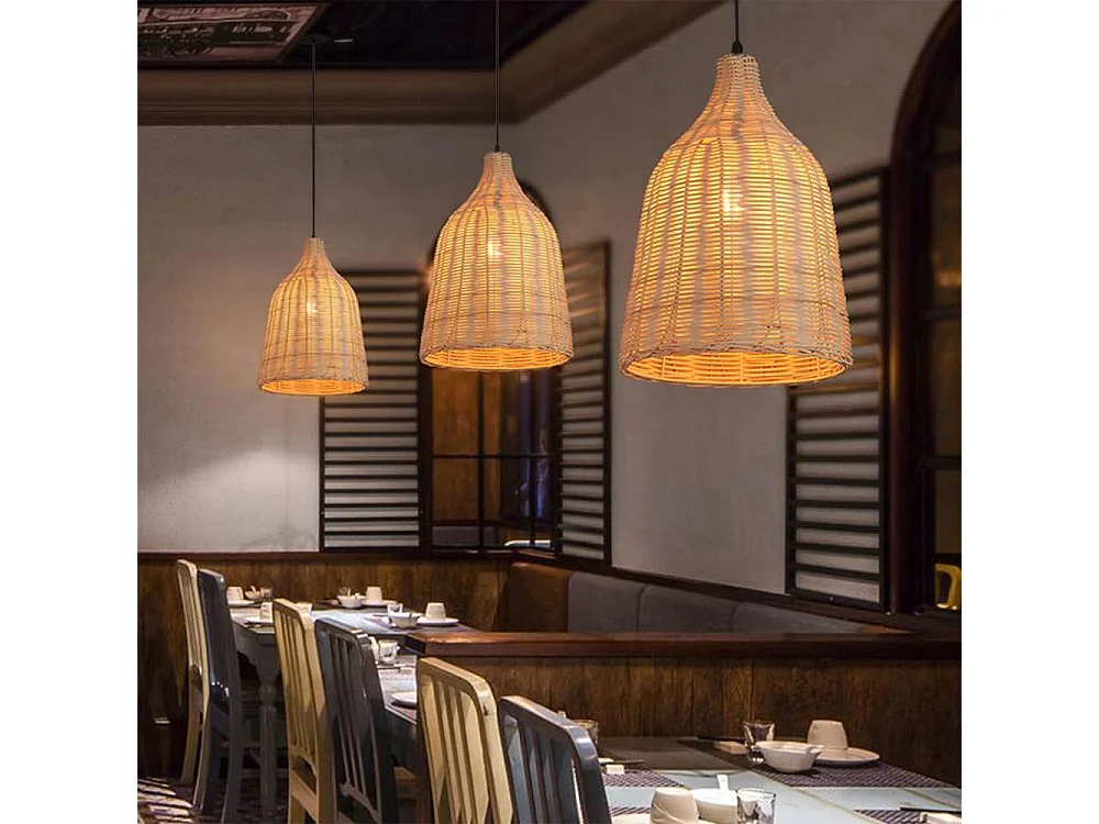 Lampe Suspendue Toolight App1646-1Cp Boho Beige