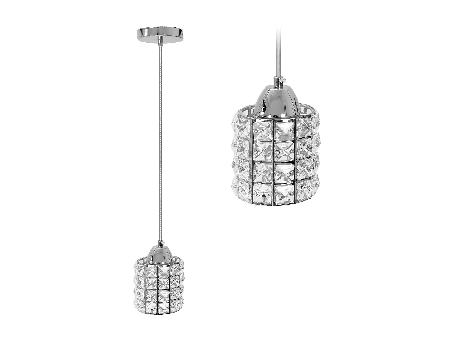 Lampe Suspendue Toolight App727-1Cp Chrome