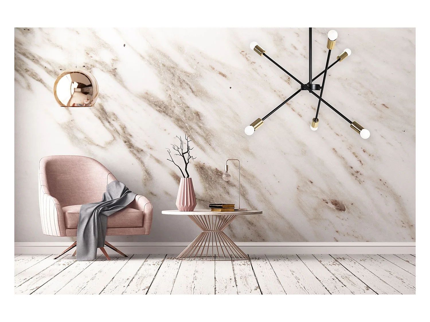 Lampe Suspendue Toolight App1116-6Cp Black