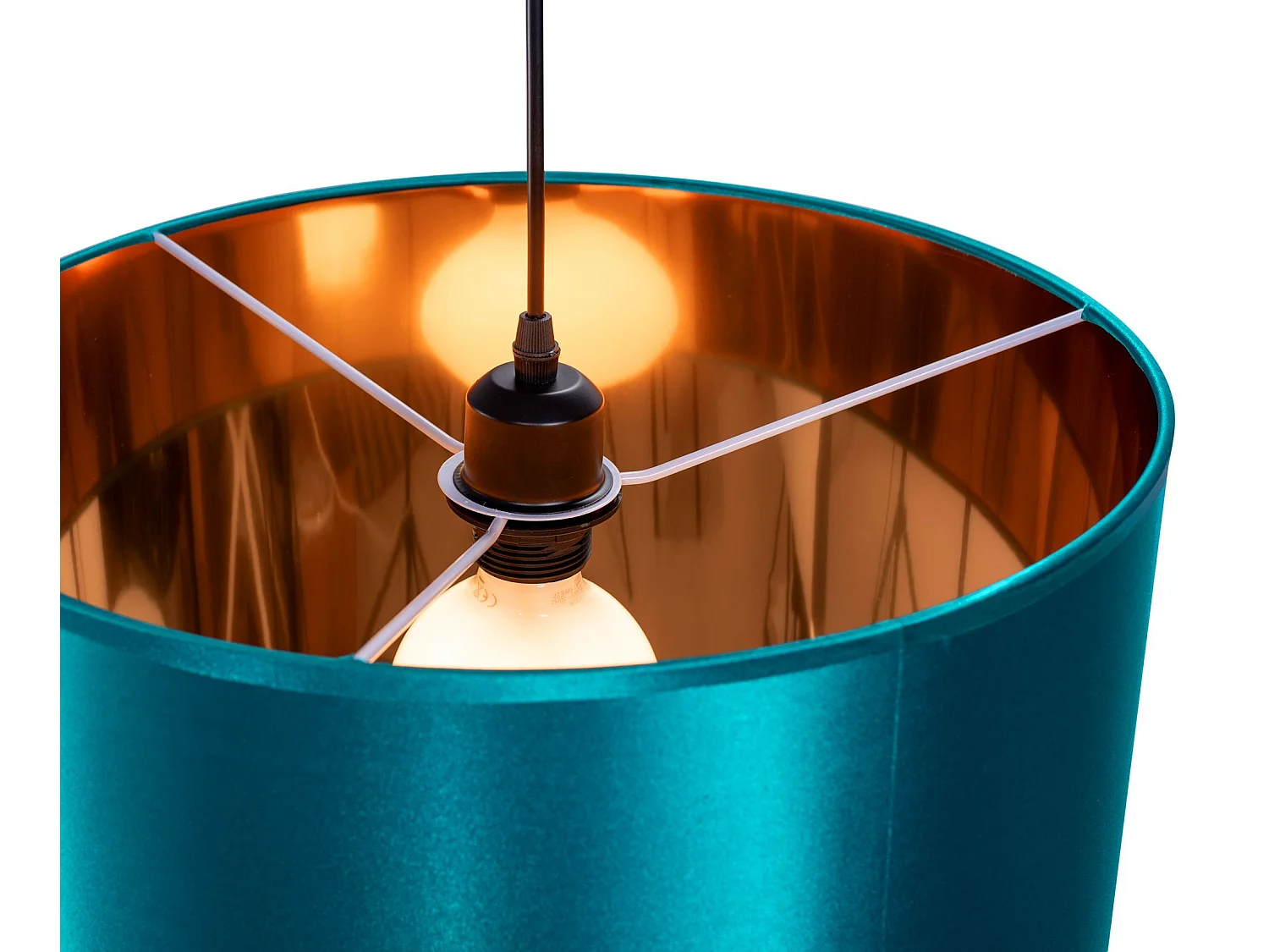 Candeeiro Suspenso Toolight App953-1Cp 36Cm Blue Gold