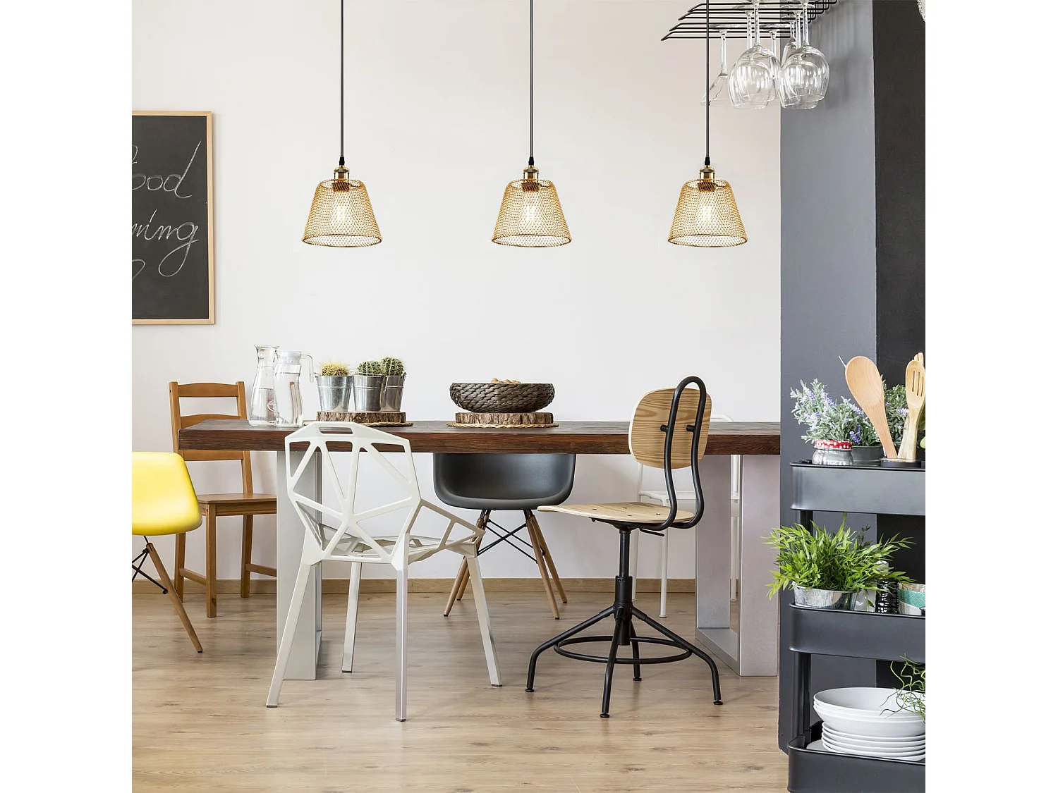 Lampe Suspendue Toolight App945-1Cp Set 20Cm Gold