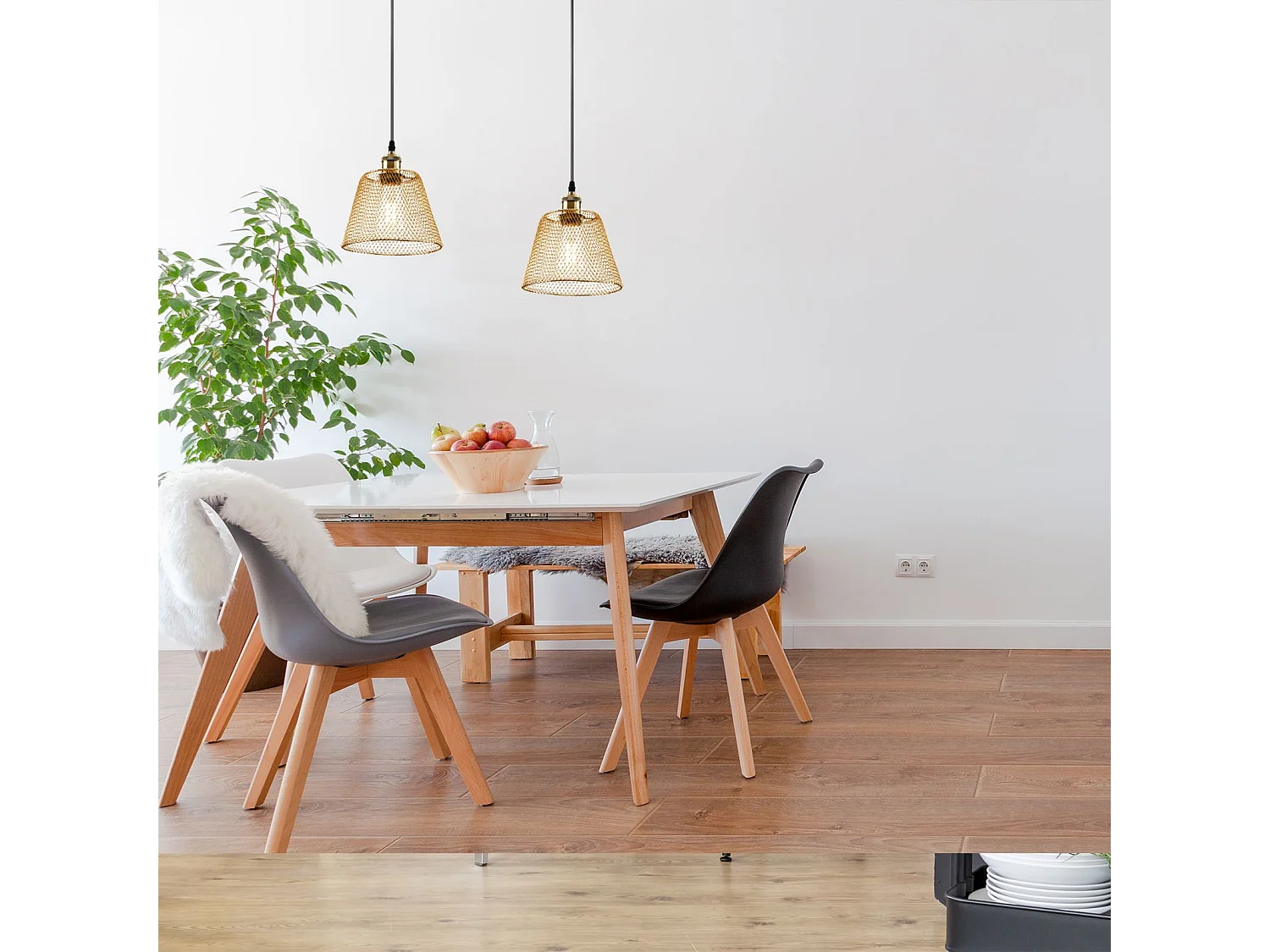 Lampe Suspendue Toolight App945-1Cp Set 20Cm Gold