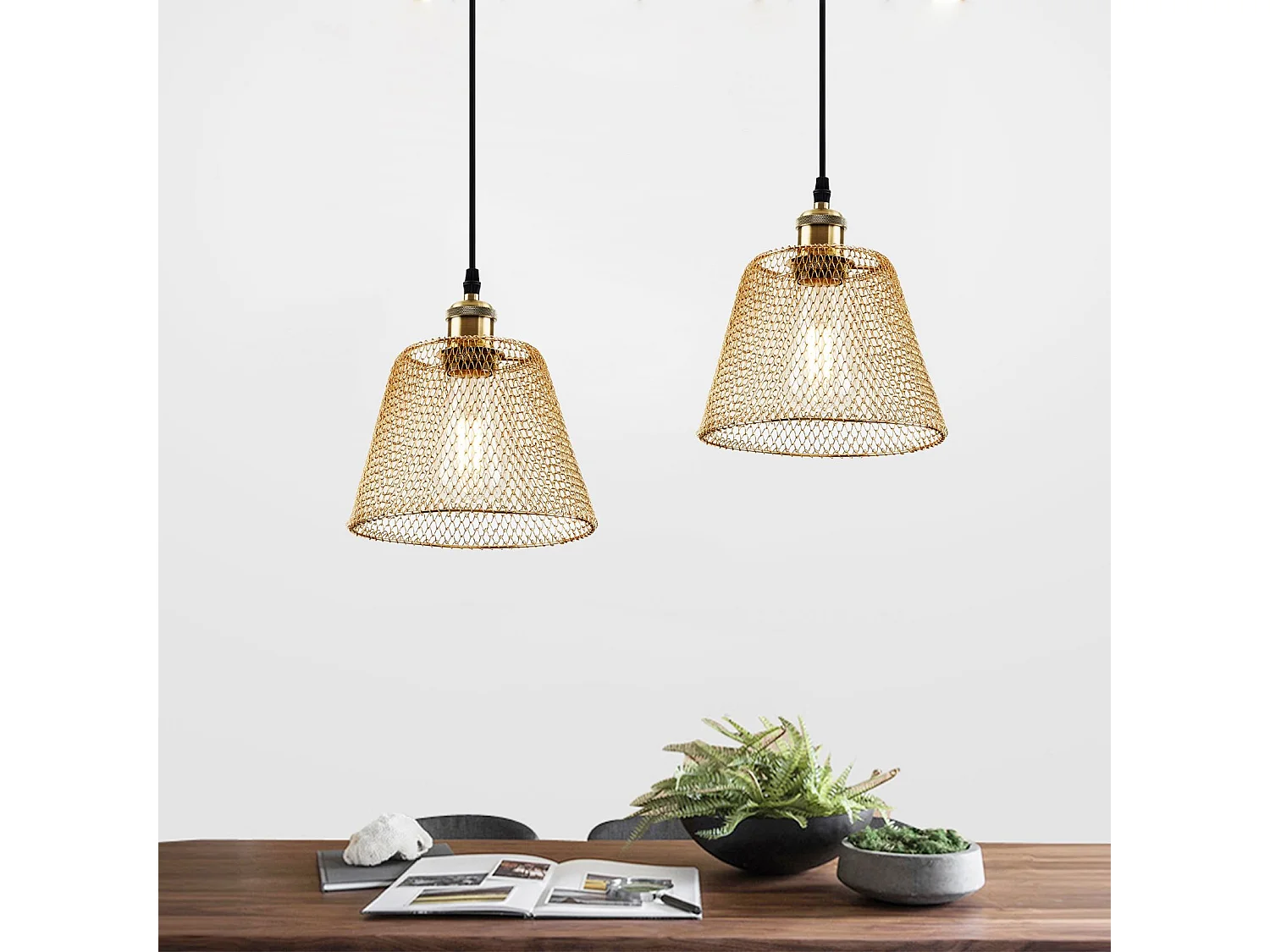 Lampe Suspendue Toolight App945-1Cp Set 20Cm Gold